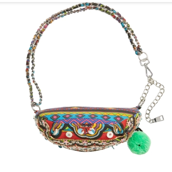 Steve Madden Cancun Beaded Fanny Pack bag - Picture 1 of 12